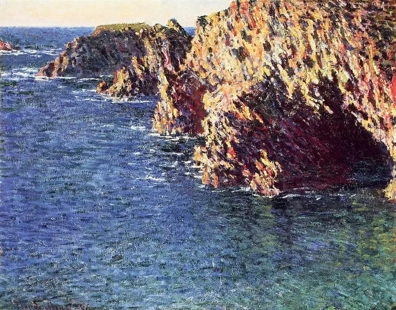 Port-Domois W1114:n luola - Claude Monet