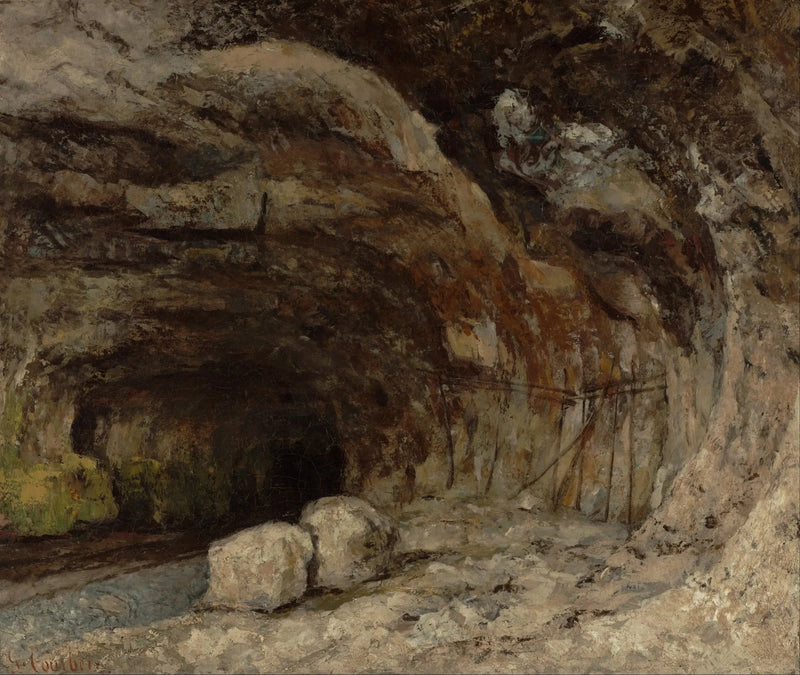 Grotte Sarrazine lähellä Nans-sous-Sainte-Anne - Gustave Courbet