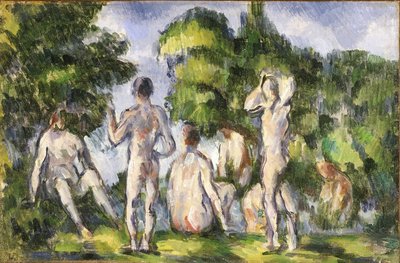 Uimareiden ryhmä - Paul Cézanne