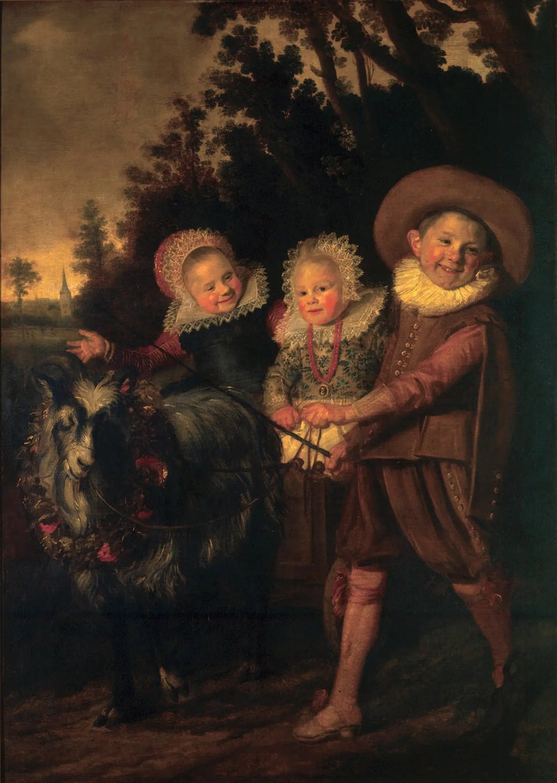 Kolmen lapsen ryhmä (fragmentti) - Frans Hals