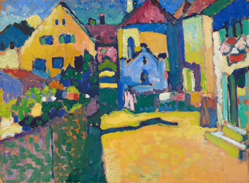 Grungasse Murnau - Vassily Kandinsky