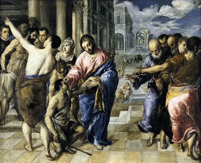 Synnynnäisen sokeuden parantaminen - El Greco
