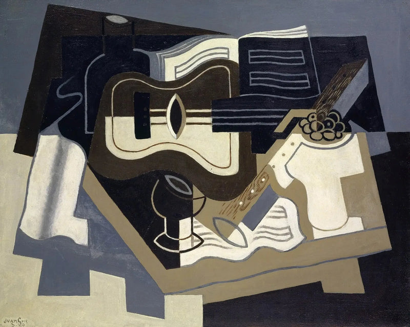 Kitara ja klarinetti - Juan Gris