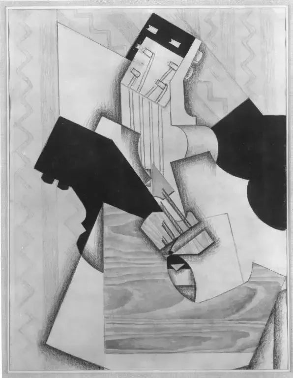 Kitara pöydällä - Juan Gris