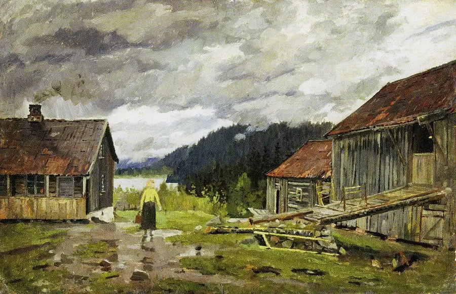 Hakloa Maridalenissa - Edvard Munch
