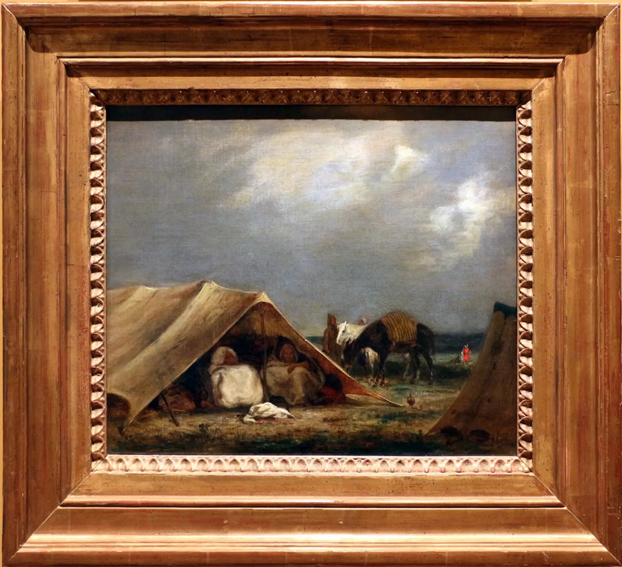 Muulinkuljettajien tauko - Eugène Delacroix