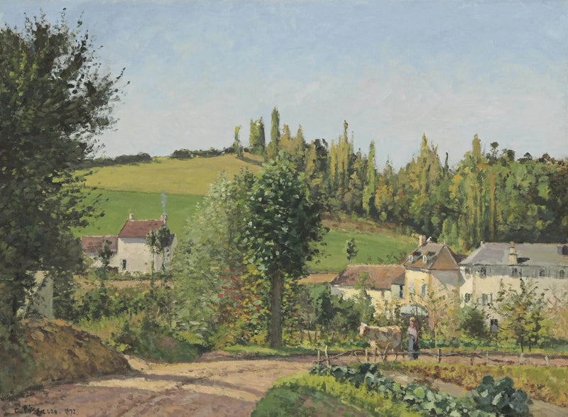 Pontoisen ympäristön maalaistalo - Camille Pissarro