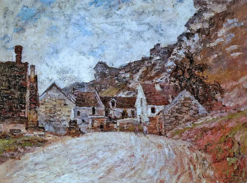 Chantemeslen Hamlet kallion juurella W588 - Claude Monet