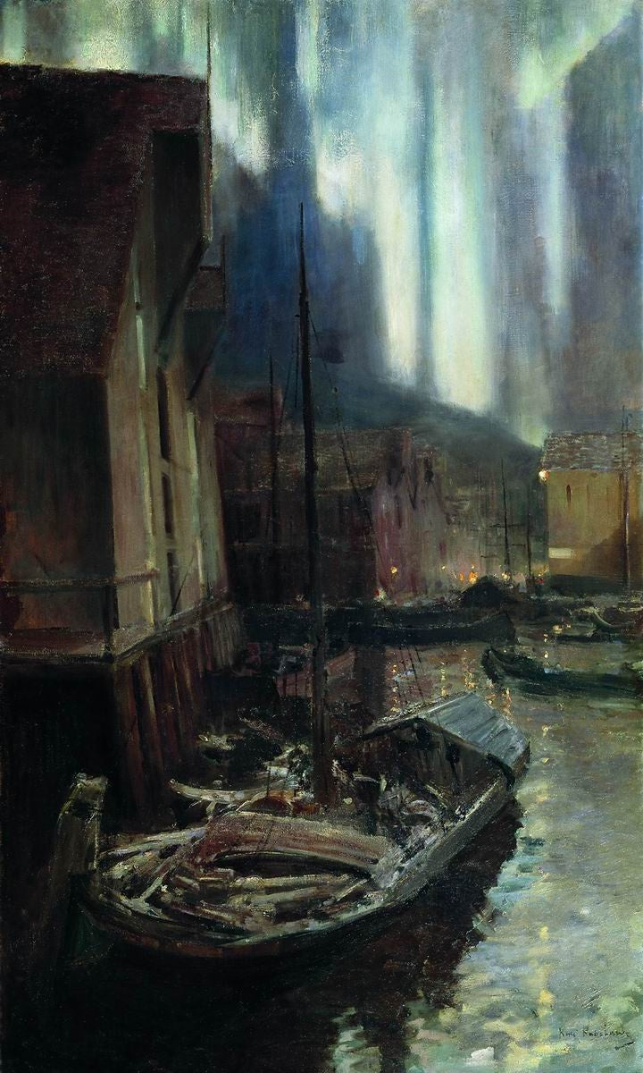 Hammerfest. Revontulet - Konstantin Korovin