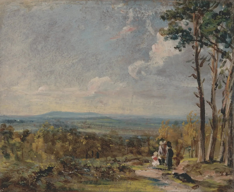 Hampstead Heath kohti Harrow - John Constable