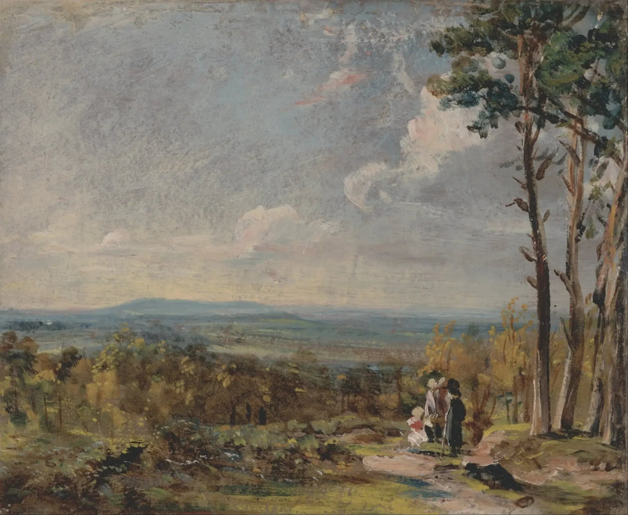 Hampstead Heath kohti Harrow - John Constable