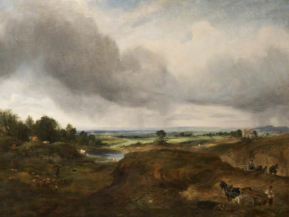 Hampstead Heath - John Constable image 1 copie de tableau peinte à la main