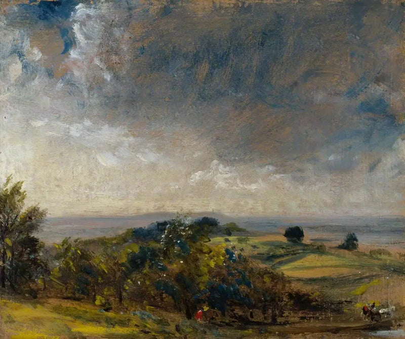 Hampstead Heath, näkymä länteen kohti Harrow II - John Constable