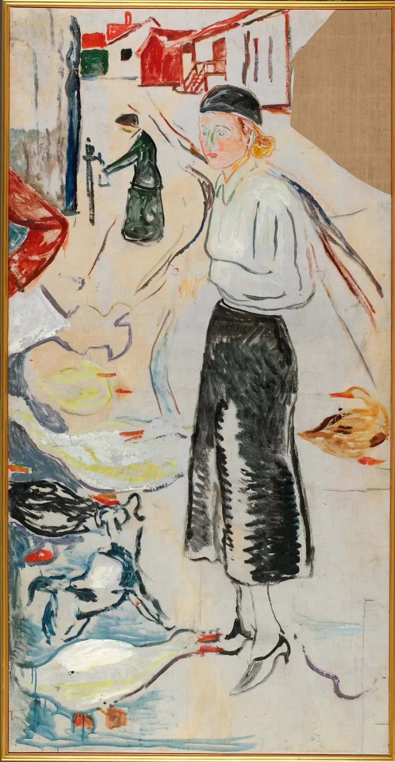 Hanna Brieschke Åsgårdstrandissa - Edvard Munch