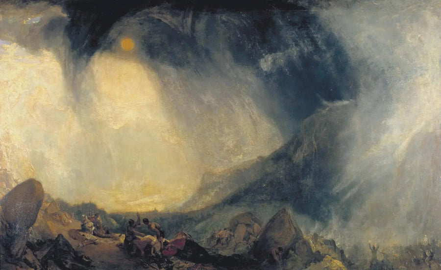 Hannibal Alppien yli - J. M. W. Turner