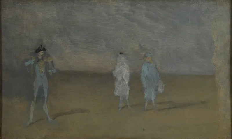 Sininen harmonia: duo - James Abbott McNeill Whistler