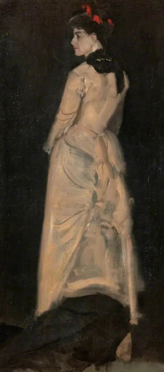 Värien harmonia liha ja musta: Rouva Louise Joplingin muotokuva 1877 (öljy) - James Abbott McNeill Whistler