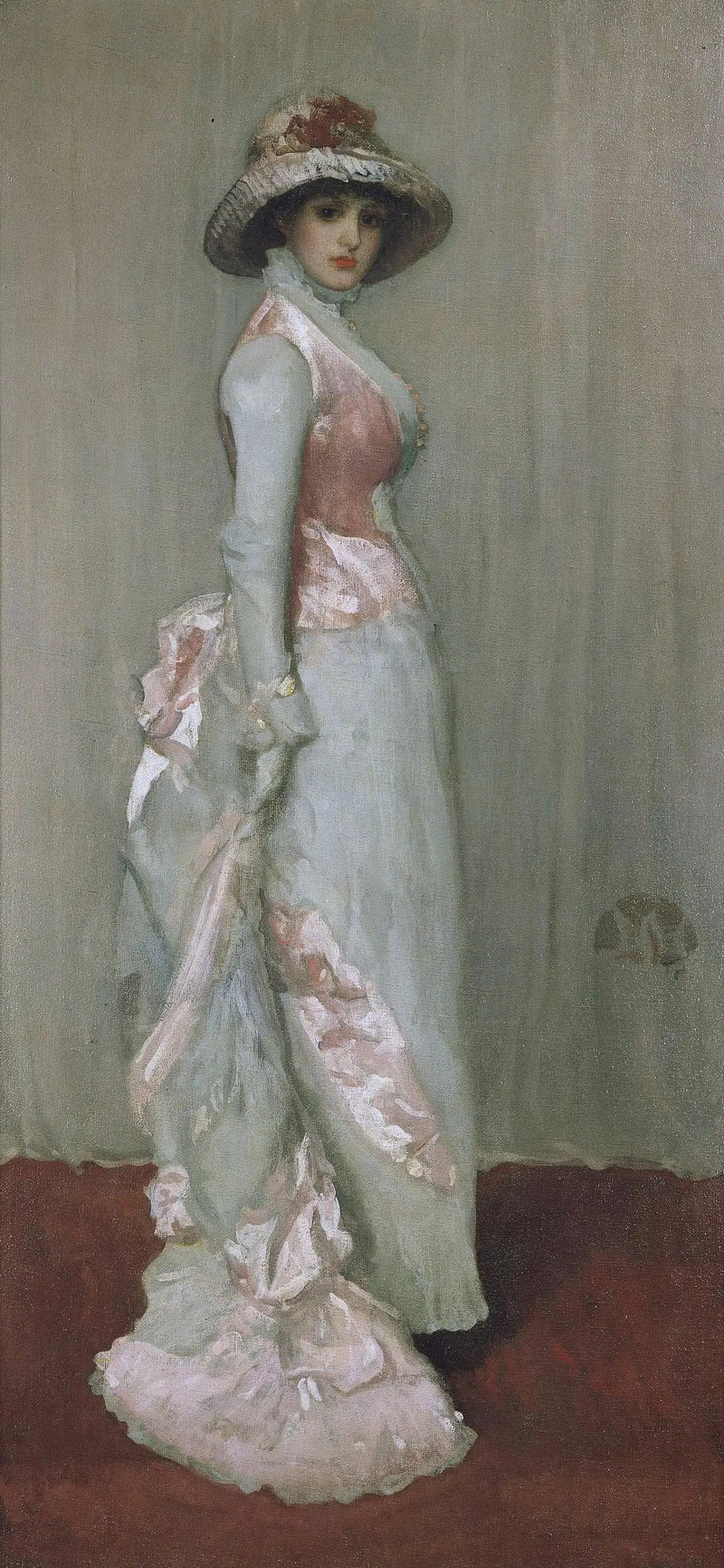 Harmonia vaaleanpunaisessa ja harmaassa: Lady Meux - James Abbott McNeill Whistler