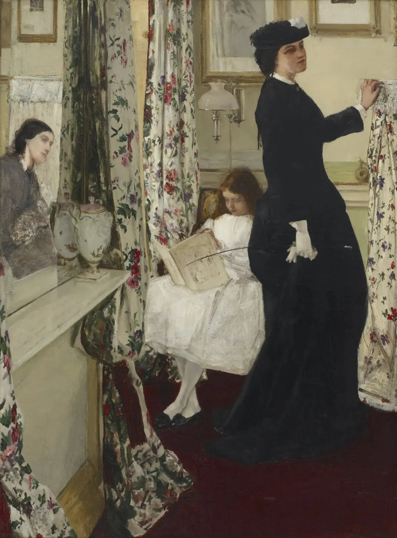 Harmonia vihreässä ja vaaleanpunaisessa: musiikkihuone - James Abbott McNeill Whistler