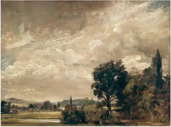 Harnham Ridge talosta arkkipiispa Fisher, Salisbury - John Constable