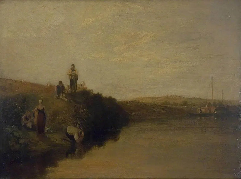 Sadonkorjuu Illallinen, Kingston Bank - J. M. W. Turner