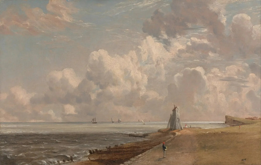 Harwich : matala majakka ja Beacon Hill - John Constable