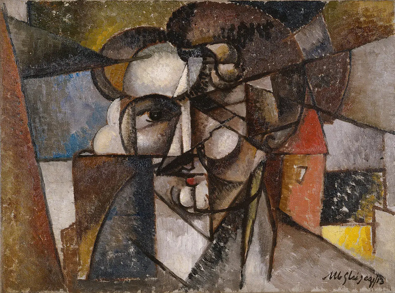 Pää maisemassa - Albert Gleizes