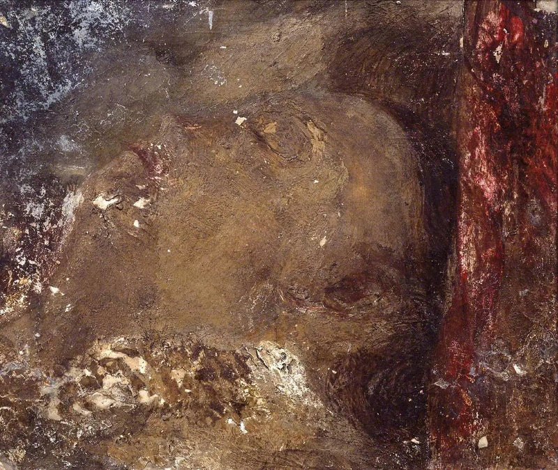 Nukkuvan henkilön pää - J. M. W. Turner