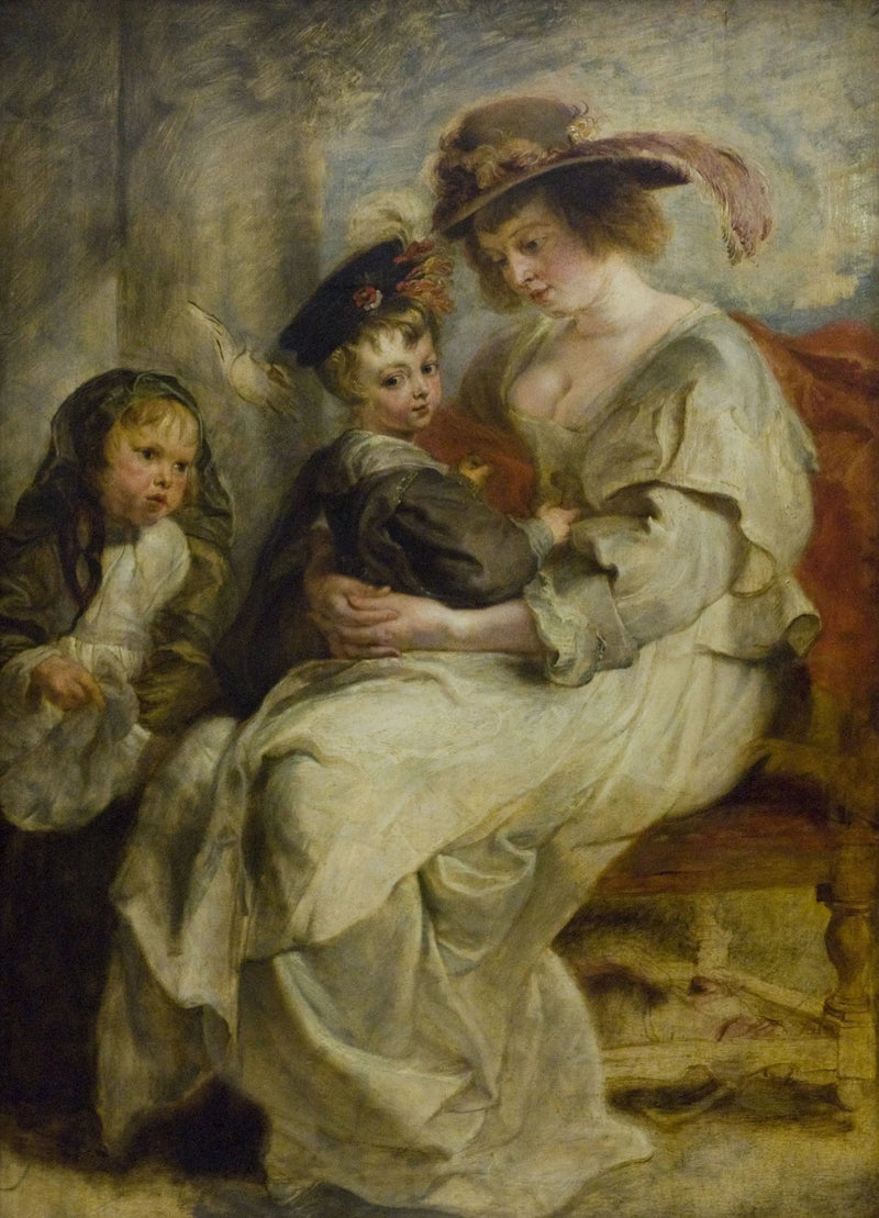 Hélène Fourment ja kaksi hänen lastaan - Peter Paul Rubens