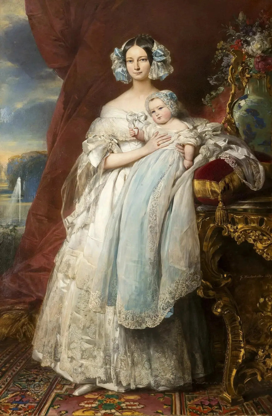 Hélène-Louise, Mecklenburgin prinsessa, Orléansin herttuatar (1814-1858) - Franz Xaver Winterhalter