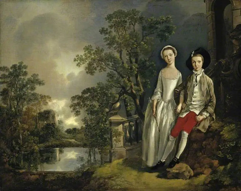 Heneage Lloyd ja hänen sisarensa Lucy - Thomas Gainsborough