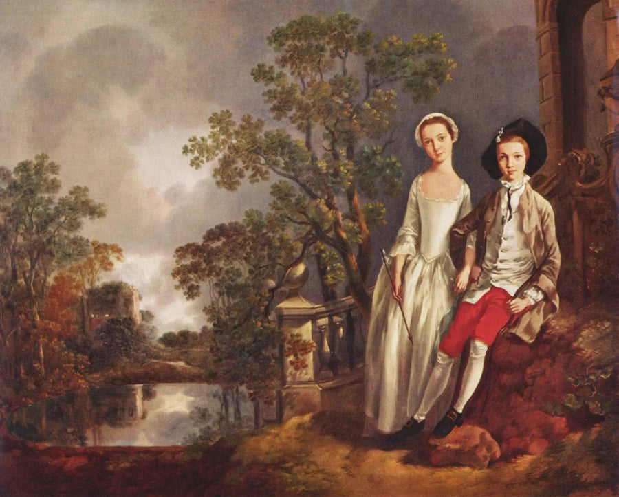 Heneage Lloyd ja hänen sisarensa - Thomas Gainsborough