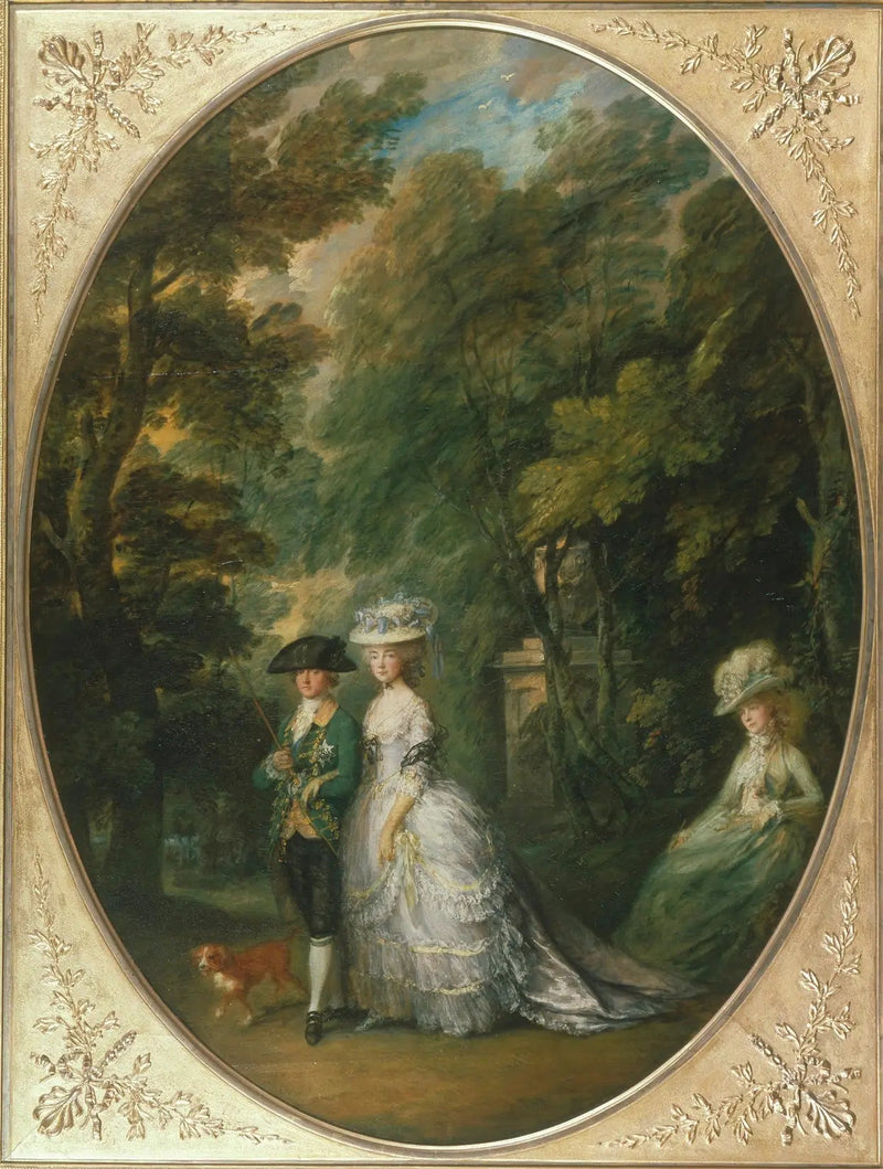 Henri, herttuasta Cumberland ja Anne, Cumberlandin herttuatar, sekä Lady Elizabeth Luttrell - Thomas Gainsborough