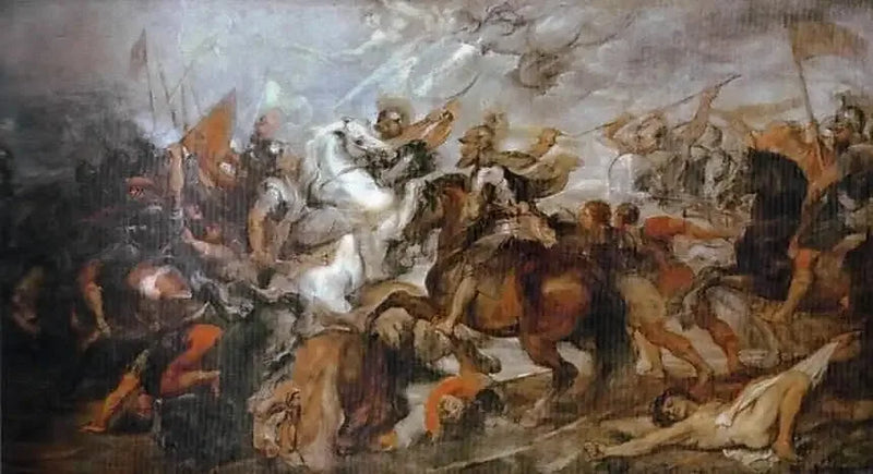 Henri IV Ivryn taistelussa, 14. maaliskuuta 1590 - Peter Paul Rubens