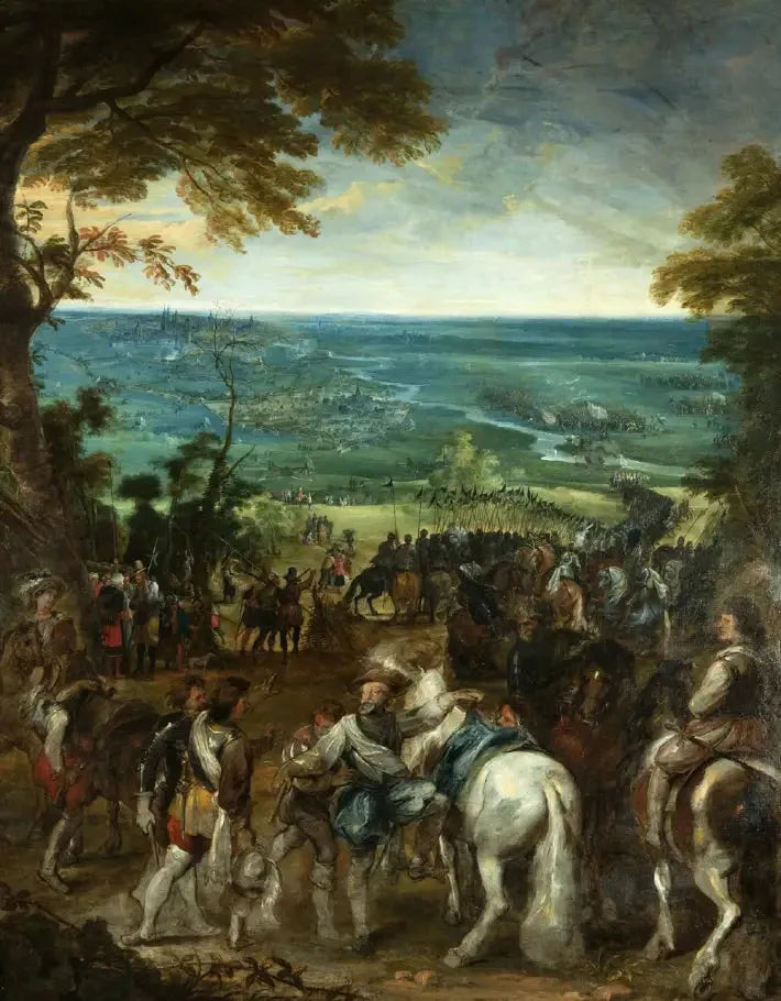 Henri IV Amiensin istuimella - Peter Paul Rubens