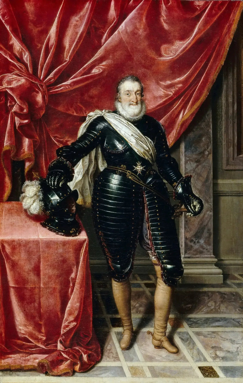 Henri IV, Ranska kuningas, haarniskassa - Frans Pourbus nuorempi