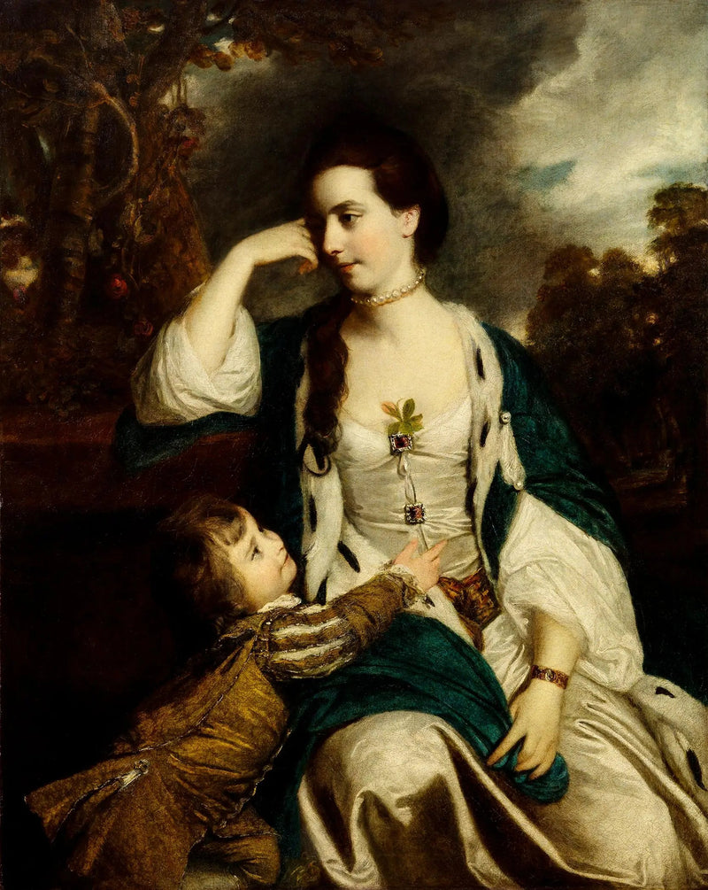Henrietta Catherine Cholmley ja hänen poikansa - Joshua Reynolds
