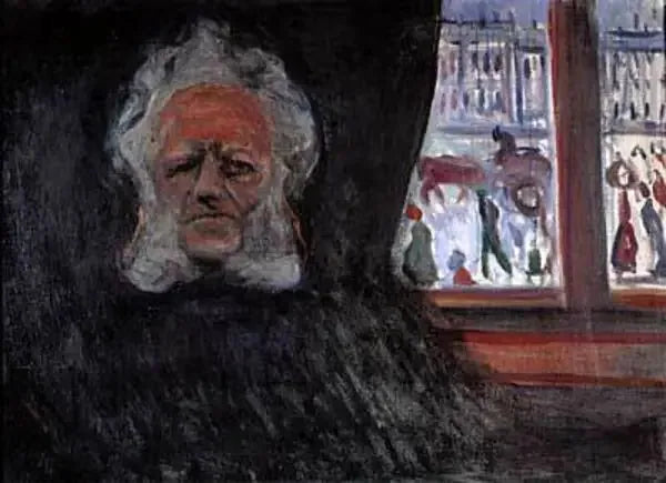 Henrik Ibsen Suurella Kahvilassa - Edvard Munch