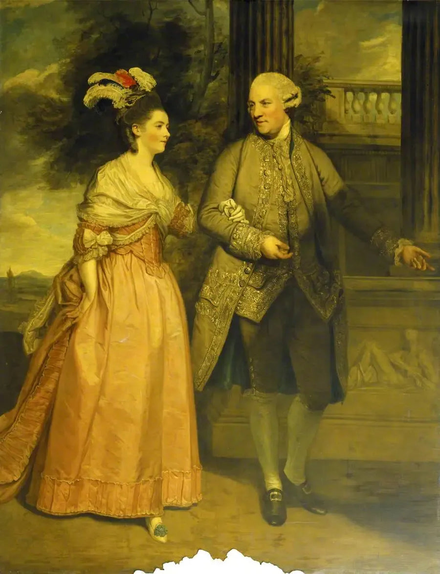 Henry Loftus, Elyn ensimmäinen kreivi (1709-1783) ja hänen vaimonsa Frances Monroe, Elyn kreivitär (kuollut vuonna 1821) - Joshua Reynolds