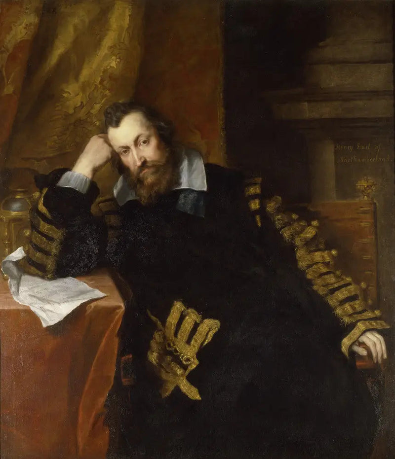 Henry Percy, 9. Northumberlandin kreivi KG (1564-1632), « Taikakreivi » - Antoine van Dyck
