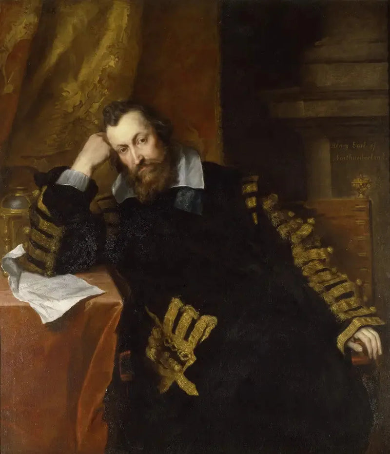 Henry Percy, 9. Northumberlandin kreivi KG (1564-1632), « Taikakreivi » - Antoine van Dyck