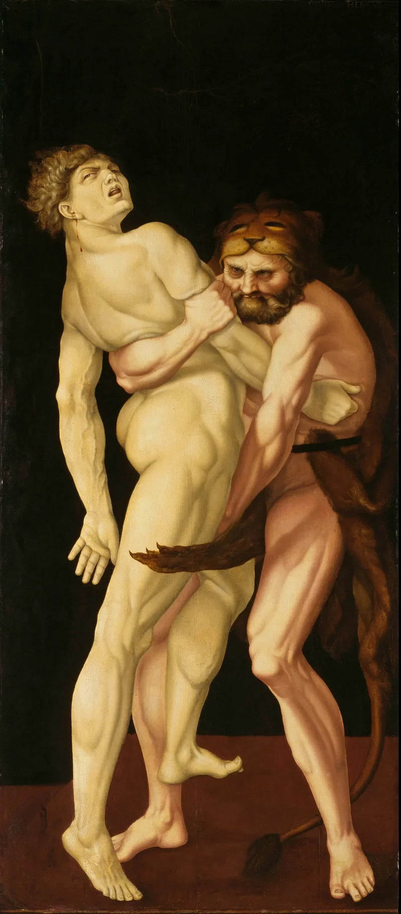 Héraclès ja Antée - Hans Baldung Grien