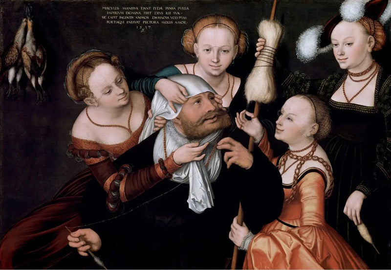 Hérakles ja Omfale - Lucas Cranach vanhempi