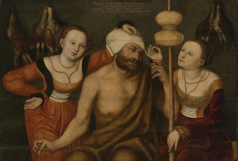 Héraclès ja Omphale - Lucas Cranach vanhempi