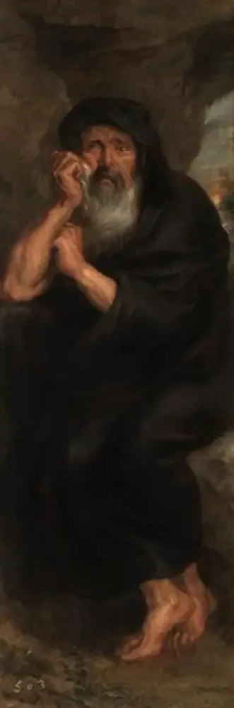 Héraclite, joka itkee - Peter Paul Rubens
