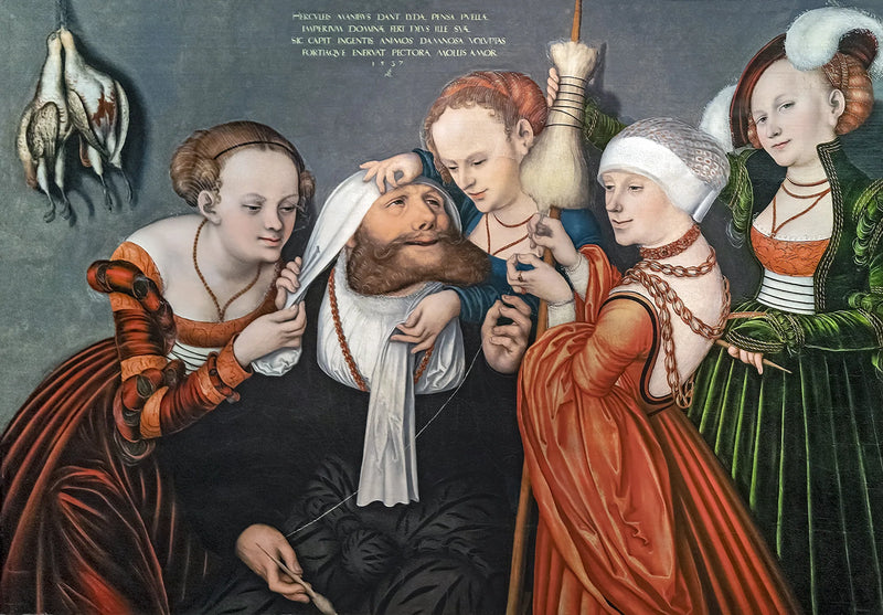 Herkules Omphaleen hovissa - Lucas Cranach vanhempi