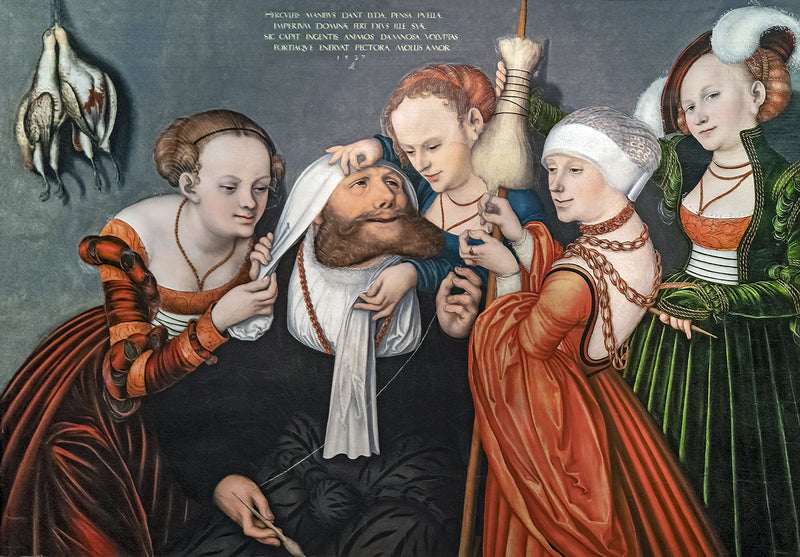 Herkules Omphaleen hovissa - Lucas Cranach vanhempi