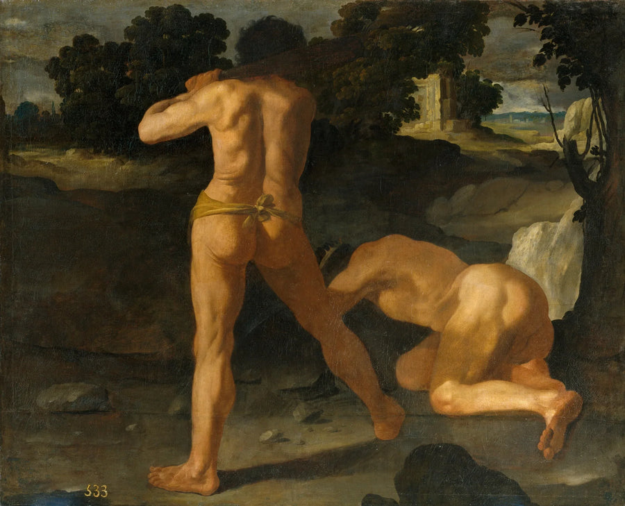 Herkules lyö kuningas Geryon - Francisco de Zurbarán