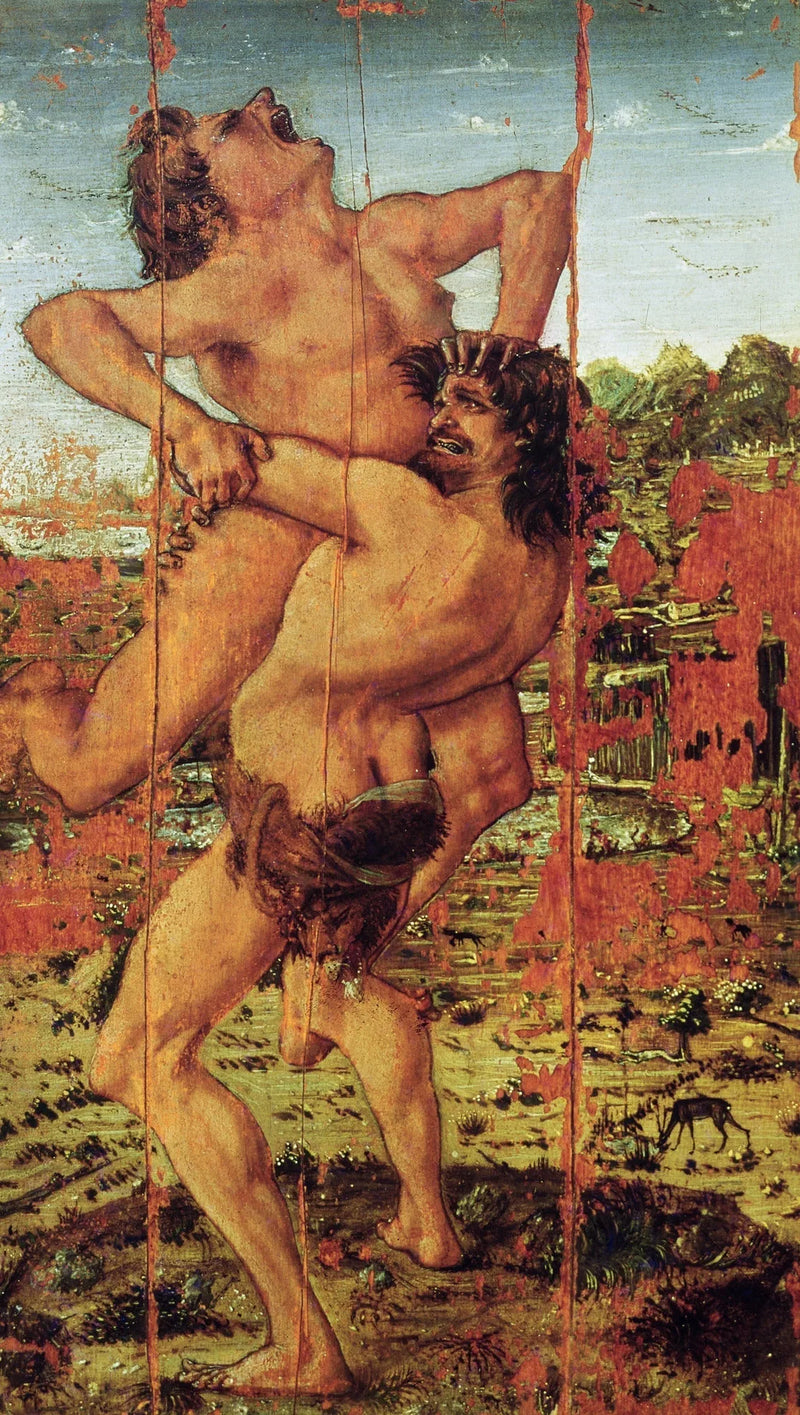 Herkules ja Antée - Cosimo Tura