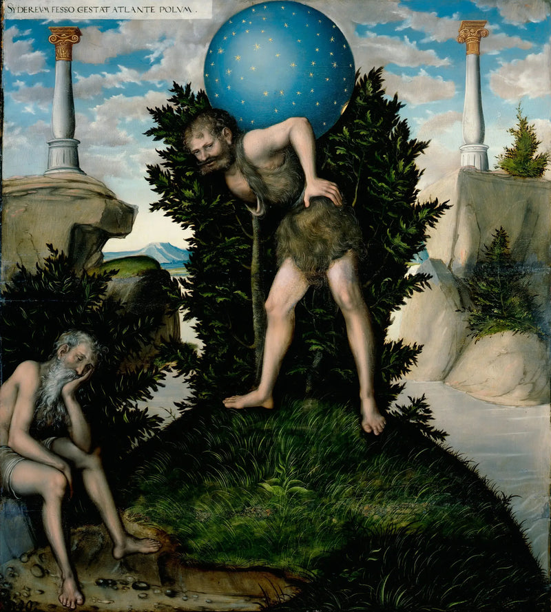 Herkules ja Atlas - Lucas Cranach vanhempi